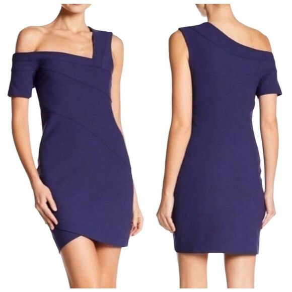 Cinq á  Sept Dress Size 4 Coralisa One Shoulder Bodycon - Picture 1 of 8